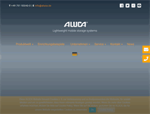 Tablet Screenshot of aluca.de